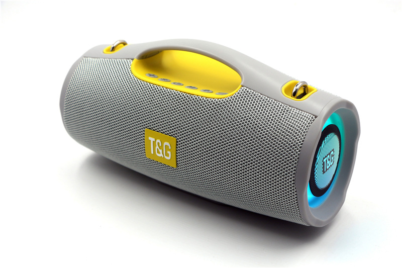 Transfronterizo TG437 portable altavoz Bluetooth 20W portátil iluminación portátil LED TWS subwoofer audio Bluetooth