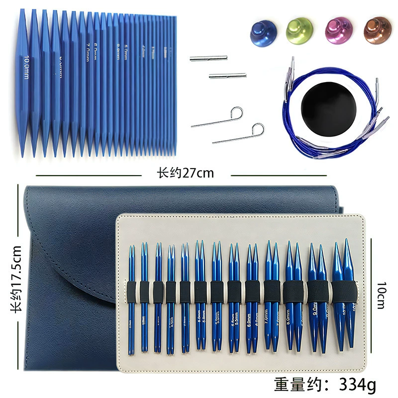 Трансграничная Горячая продажа сапфира голубое кольцо игла изысканный высокий-конец свитер Иглы костюм 13 пар кольца иглы костюм