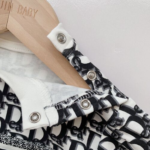 Baby jumpsuit, baby boy's harem, fashionable infant and children's clothing, girl's crawling suit, fashionable children's retro jumpsuit