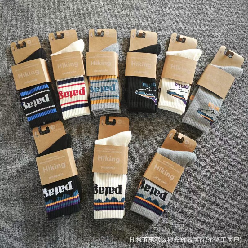 New Product Bado Gothic Tall Towel Bottom Wool Couple Socks Outdoor Sports Mountaineering Socks Wholesale
