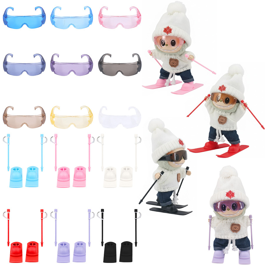 Goggles Snowboard, 17Xmlabu Bu Doll Accessories Blind Box Keychain Doll Accessories Multicolor Wholesale