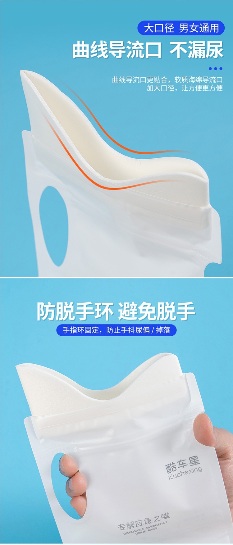 Emergency Urine Bag, Disposable Pee Artifact, Unisex Travel Must-Have, Business Trip Car-Mounted Portable Toilet Urinal
