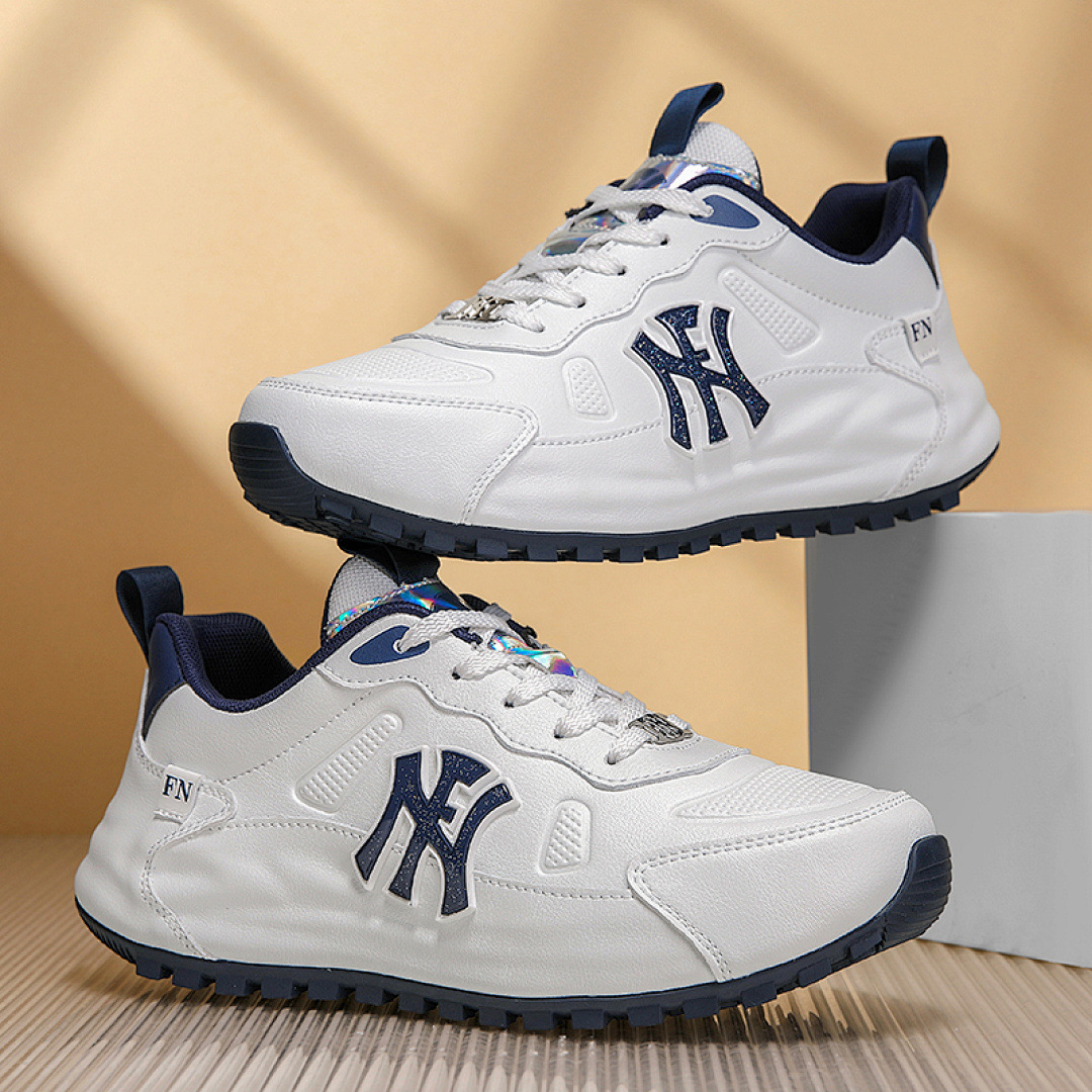 Fn Sports Shoes for Men in Autumn and Winter New Popular Bag-Soled Shoes for Men Fleece-Lined Warm Casual Shoes for Women to Increase Height, Waterproof and Non-Slip