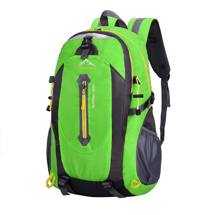 Mochila de Montaña para Exteriores 40L de Nailon Impermeable y Transpirable para Escalada