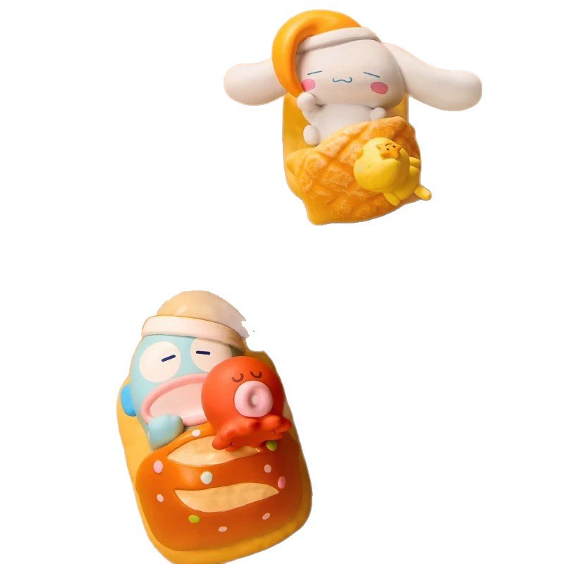 Мингчуансйй Оноин Санрио серия Happy Baking Фигурка Слепая коробка Трендовый котик уродливая рыбка украшение подарок