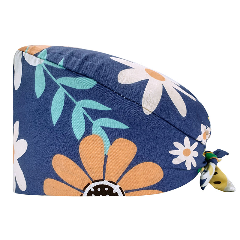 Nuevo Gorro de Enfermera para UCI con Lindos Estampados, Algodón Puro, Gorro de Cocina, Odontología, Belleza y Medicina, Unisex, en Existencia.