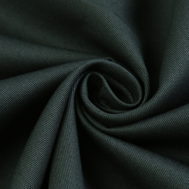 Bajo MOQ tejido de color sólido 100% algodón tela de ropa de trabajo twill