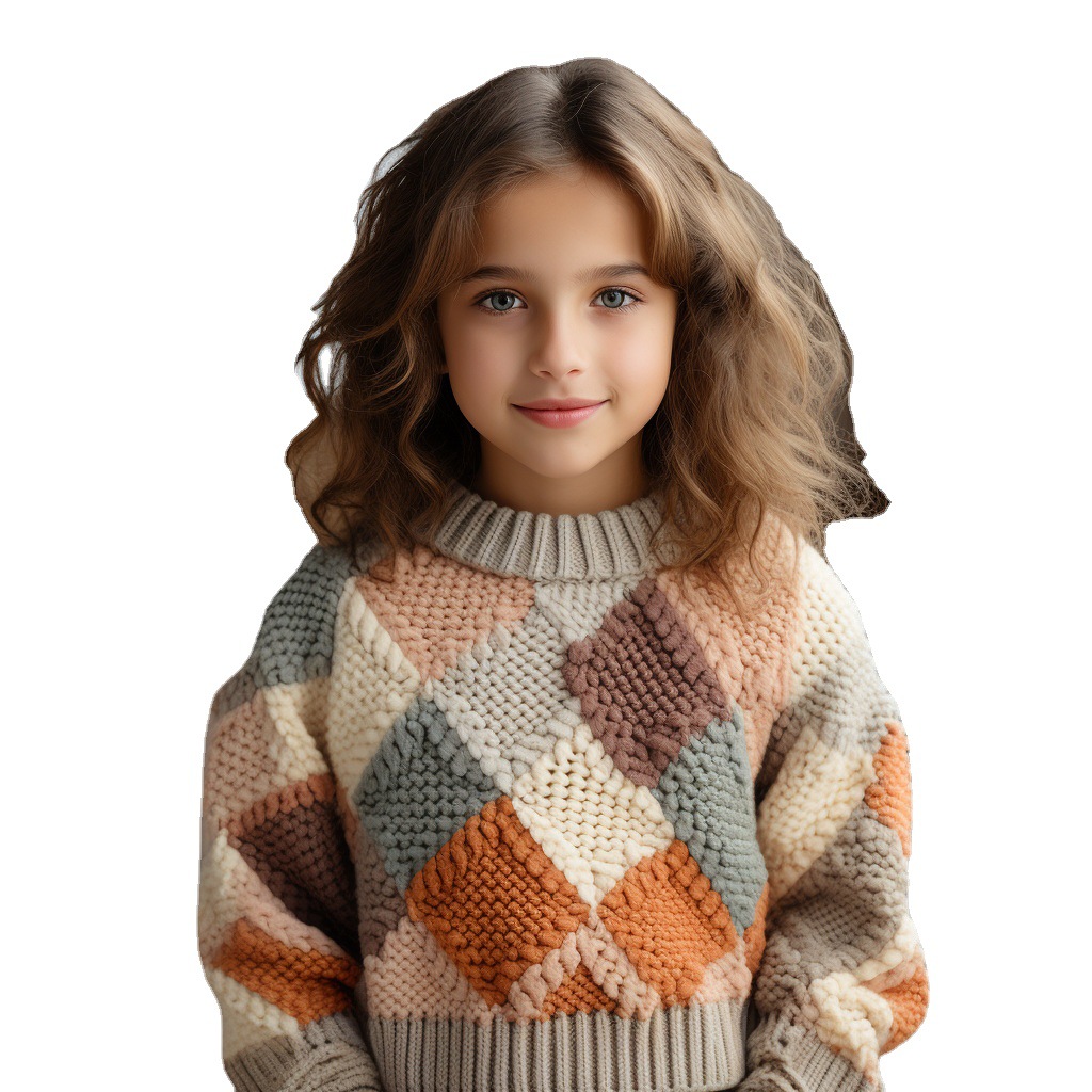 Children's Knitwears, Autumn Clothing, Boys' and Girls' Knitwears, Jackets, Kidsren's Pullover Knitwears, Comfortable Loose Tops, Spring & Fall Styles