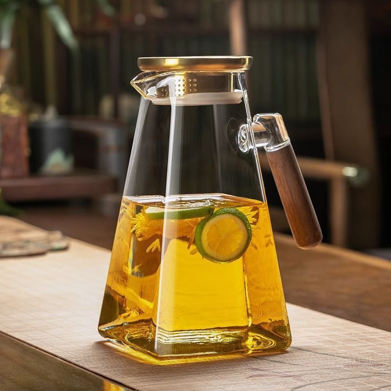 夏アイスコールドケトル 2025 新しい家庭用高ホウケイ酸ガラスコールドケトル冷蔵庫大容量冷水カップ|undefined