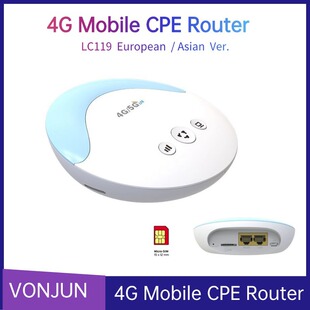 4g Plug-In Card Router Dual Network Port Mini Cpe Wireless Sharing Wifi Hotspot Router Malay Mod Lc119
