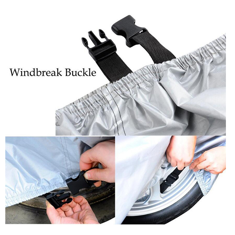 Cross-Border Motorcycle Cover, Rainproof and Sunproof Electric Vehicle Cover, Outdoor Portable Dustproof Thickened Vehicle Cover 210D
