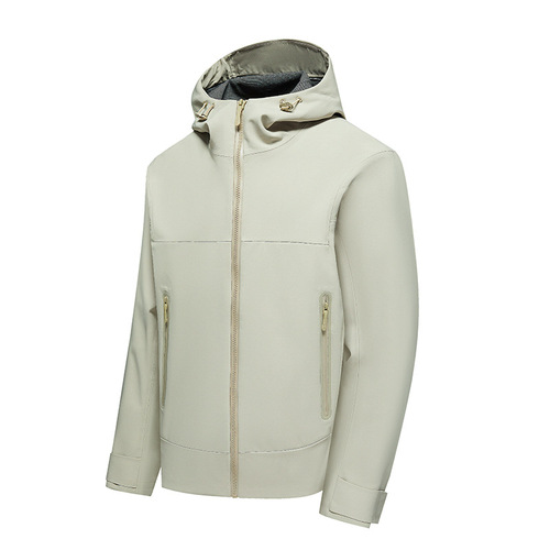Cross-border seamless laminated plus velvet jacket for men and women, fully heat-sealed waterproof and windproof outdoor jacket, couple jacket