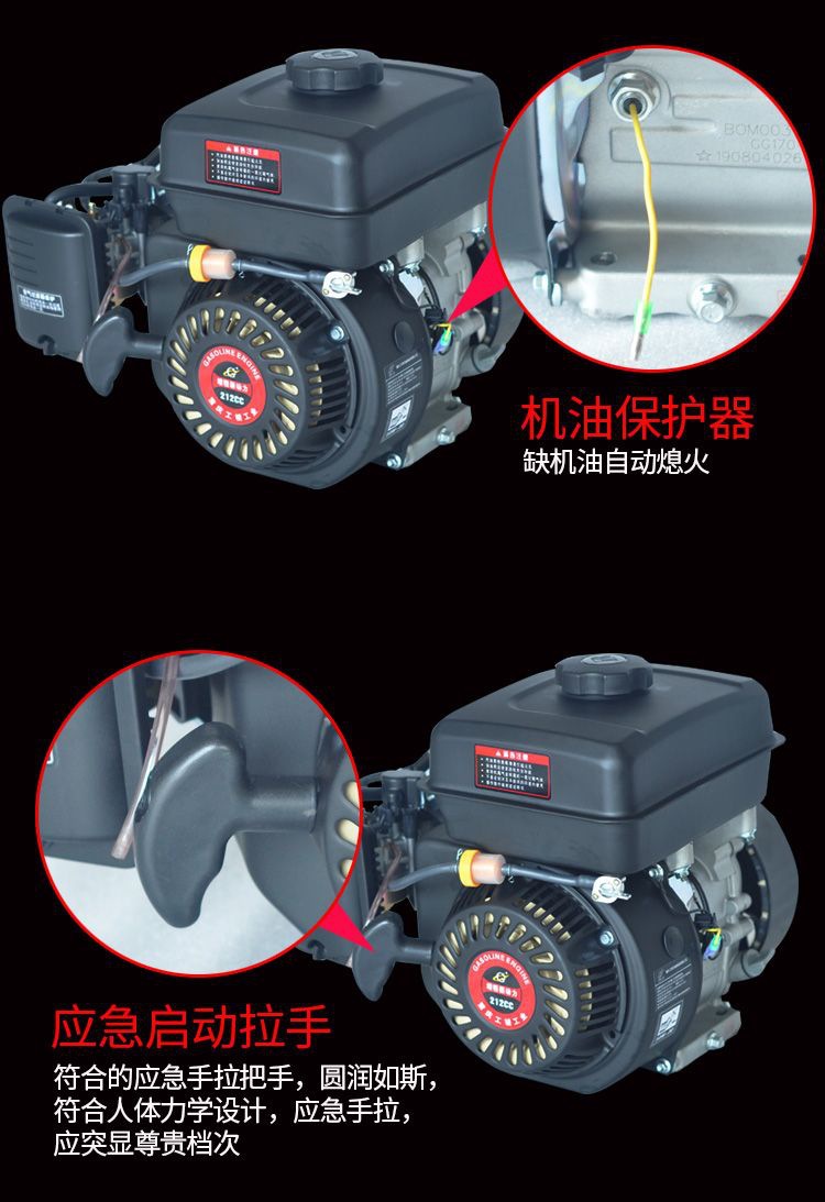 Electric Vehicle Range Extender Free of Installation 48V60V72V Intelligent Frequency Conversion Tricycle Four-Wheel Battery Car Gasoline Generator