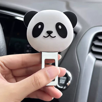 Other Automotive Interior Supplies Rear Seat Belt Fastener - high-quality-silicone-zinc-alloy-model-panda