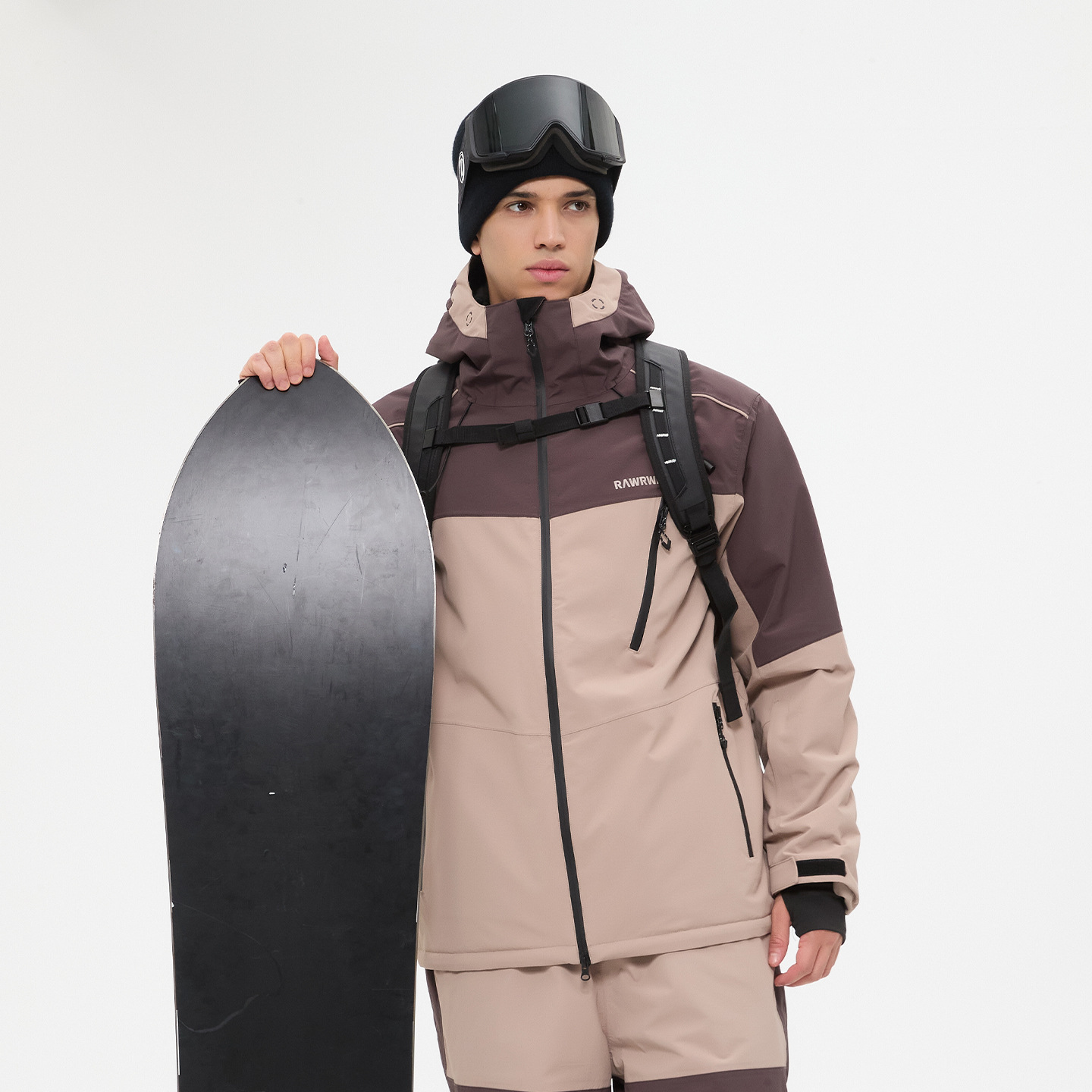 Men's and women's ski suits, 3L quilted professional waterproof snowboard ski jackets, waterproof winter ski jackets, dropshipping available.