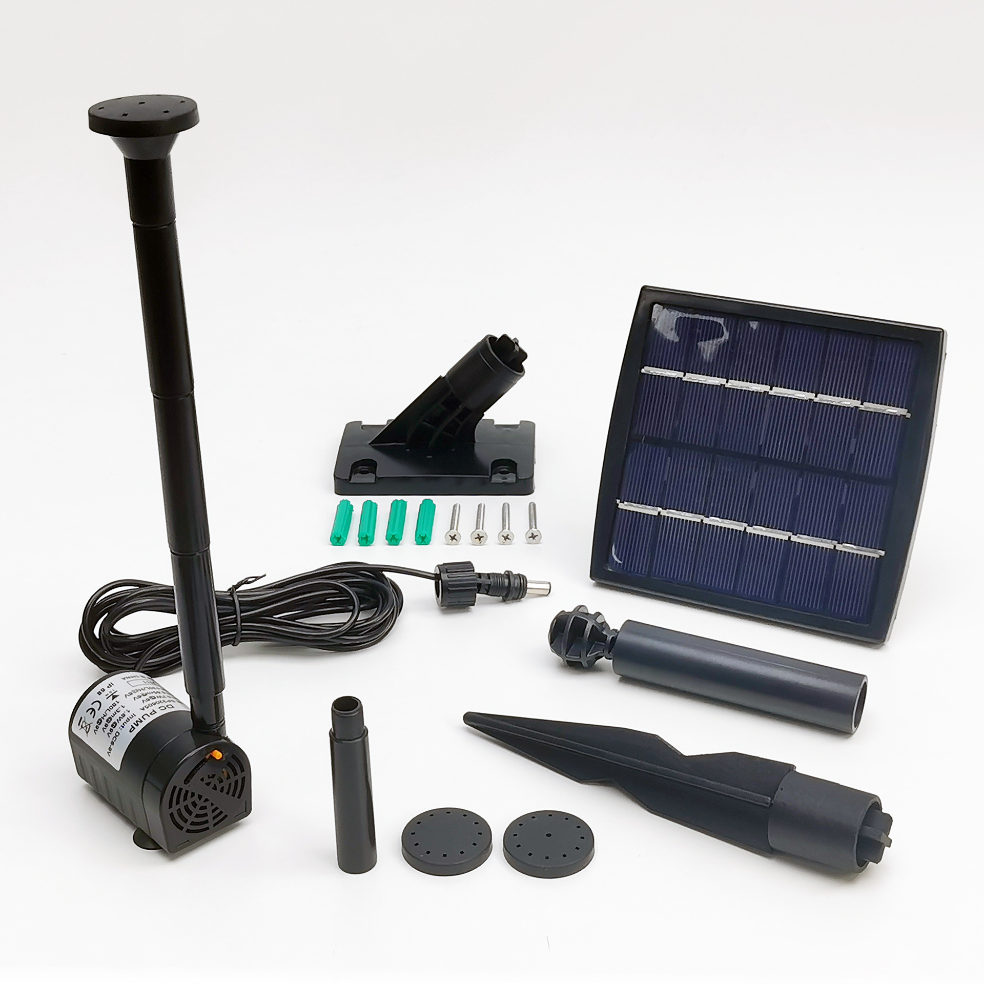 DC7V太阳能喷泉泵花园池塘景观泵-SP1.8-320606