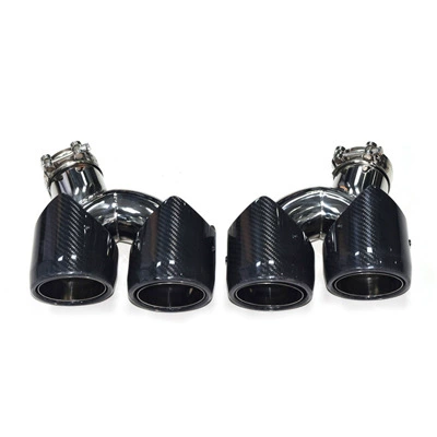 four-out tail throat Maca GTS Exhaust pipe - 18-24-years-carbon-fiber-mouth