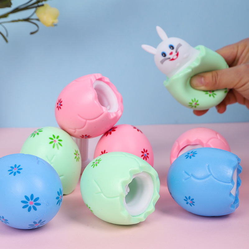 新款挤压萝卜小兔子挤压捏捏乐口袋小动物发泄神器解压玩具整蛊_