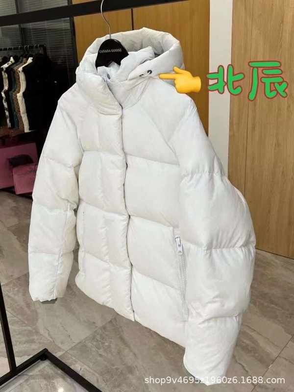 大鹅羽绒服胶囊白标泡芙男女士派克大衣加拿大同款面包服2602LB1|undefined