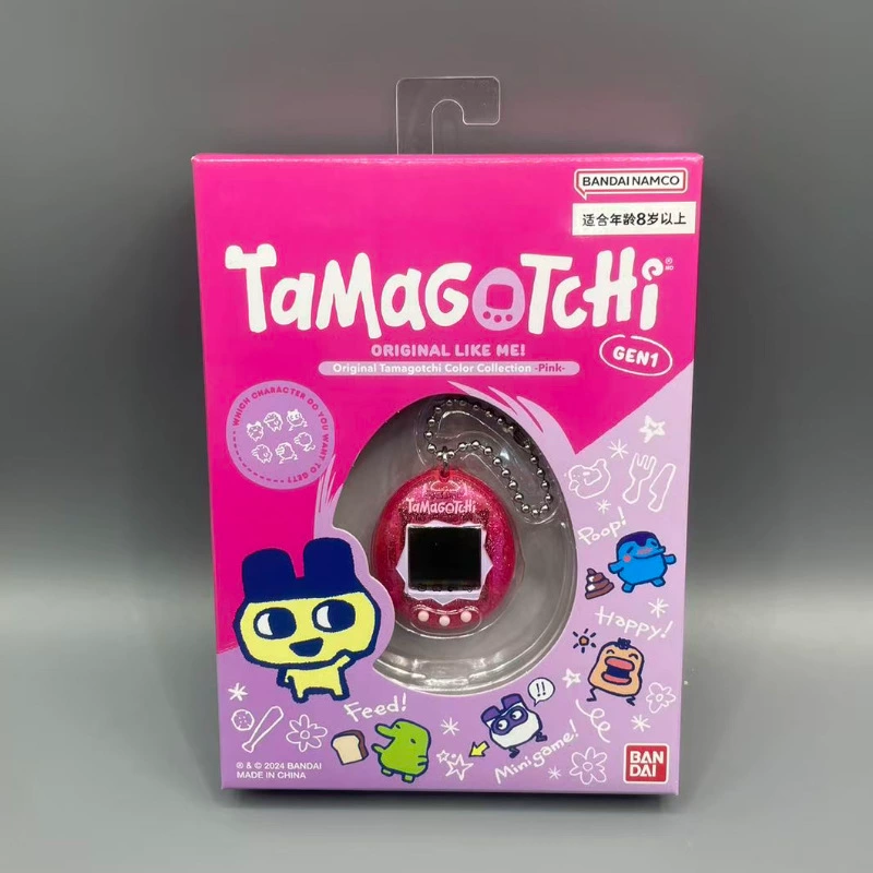 Игрушка виртуальный питомец Bandai Tamagotchi Connection — реплика и подключаемые модели, разные цвета (12 коробок)