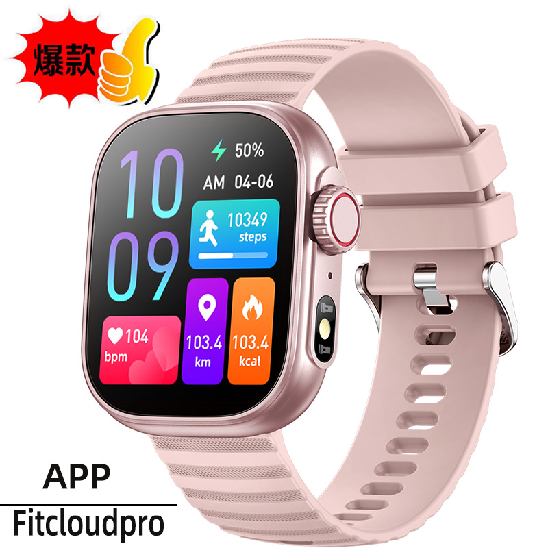 Reloj Inteligente con Pantalla Redonda zw60, Llamadas Bluetooth, Monitor de Ritmo Cardíaco, Monitorización de Salud, Pulsera Deportiva para Mujer ⌚