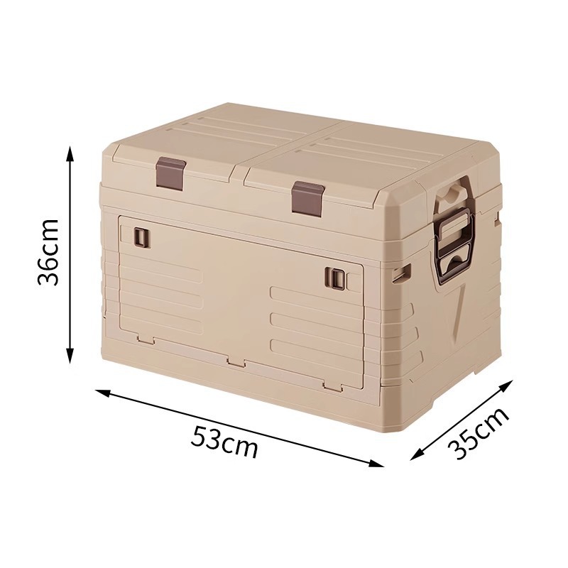 Caja de almacenamiento para acampar al aire libre Caja de almacenamiento plegable para acampar para un picnic