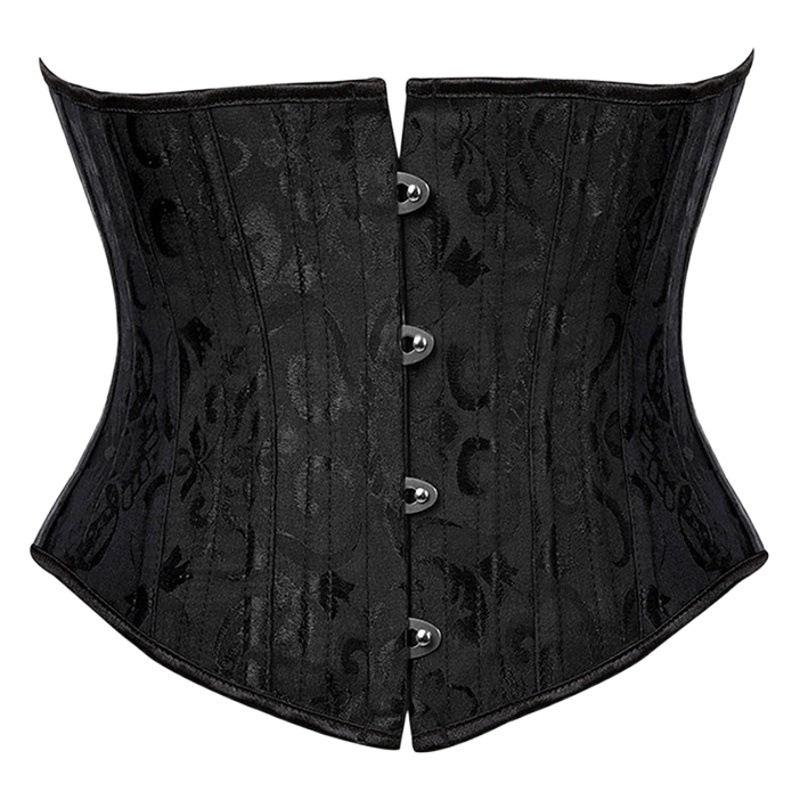 Corte jacquard 24-hueso corsé