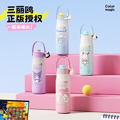 サンリオウォーターカップ女の子のための高品質魔法瓶カップ 316 食品グレード学校特別なストローカップ 2025 新しいスタイル