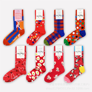 HappySocks�t�m��Ů��Ͳ�������⴩�����~ѝ�������@���ﶬ�LͲ