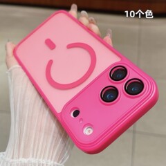 适用iPhone17PROMAX手机壳跨境带镜头膜磁吸肤感苹果16/15防摔硬