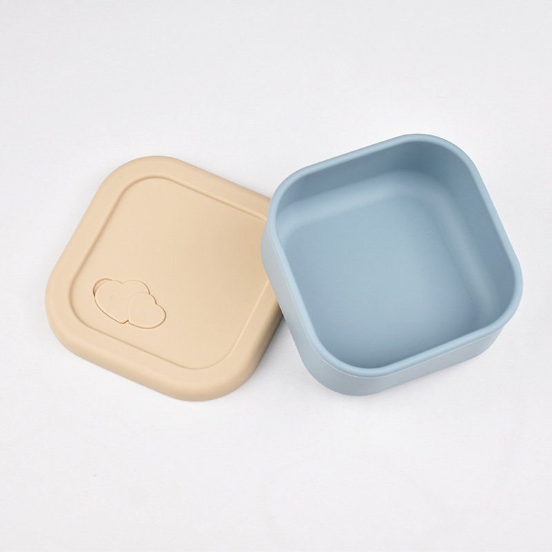 食品级硅胶午餐盒微波炉加热餐具学生便当饭盒家用饭盒保鲜收纳盒|undefined