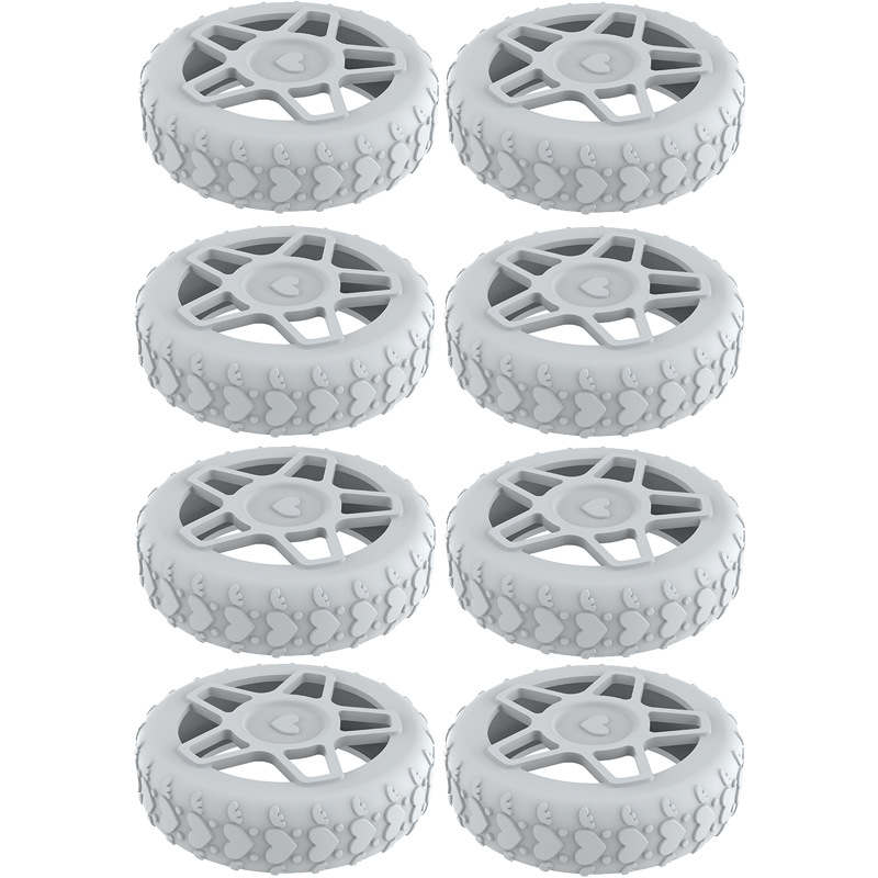 Caster shoesスーツケースホイールシリコン保護カバー耐摩耗性全包スーツケースホイールシリコン保護カバー