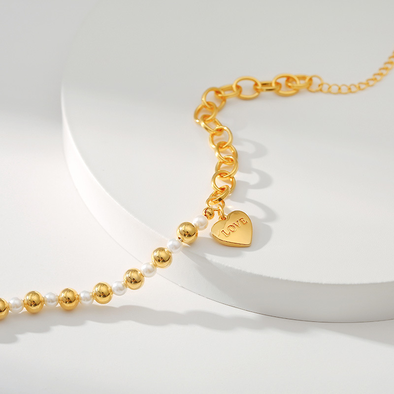 Fashion Heart Shape Copper Plating Bracelets 1 Piece