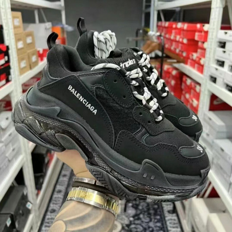 Paris Original Standard Original Box Dad Shoes Trip2 Second Generation Crystal Air Cushion Bottom Family Sports Height Increasing Shoes Casual Shoes