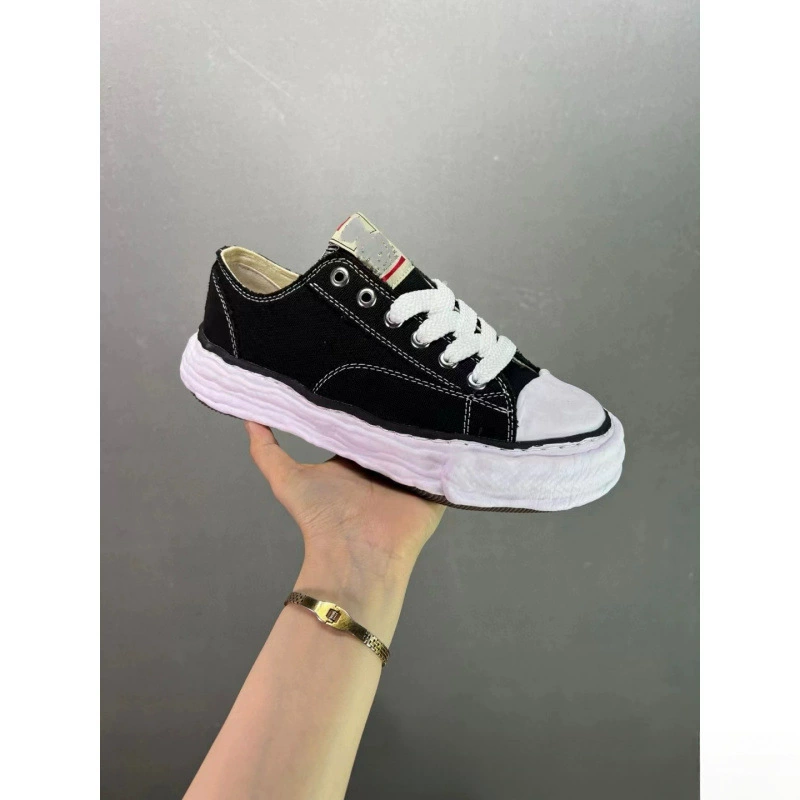 Кроссовки Campus Style MMY Masaaki Koyama с открытой улыбкой, деформированная подошва для мороженого, низкие парусиновые кроссовки для мужчин и женщин на толстой подошве