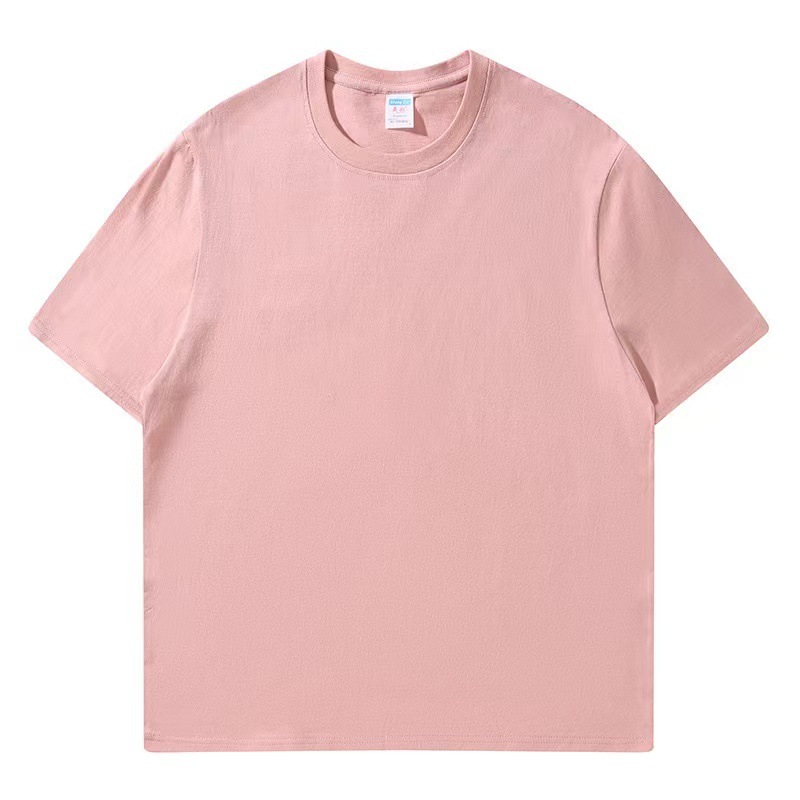 ヨーロッパ純綿 Tシャツレディース夏新疆長繊維綿半袖レディース Tシャツルーズカップルシャツ右肩ルーズラウンドネックホワイト Tシャツ|undefined