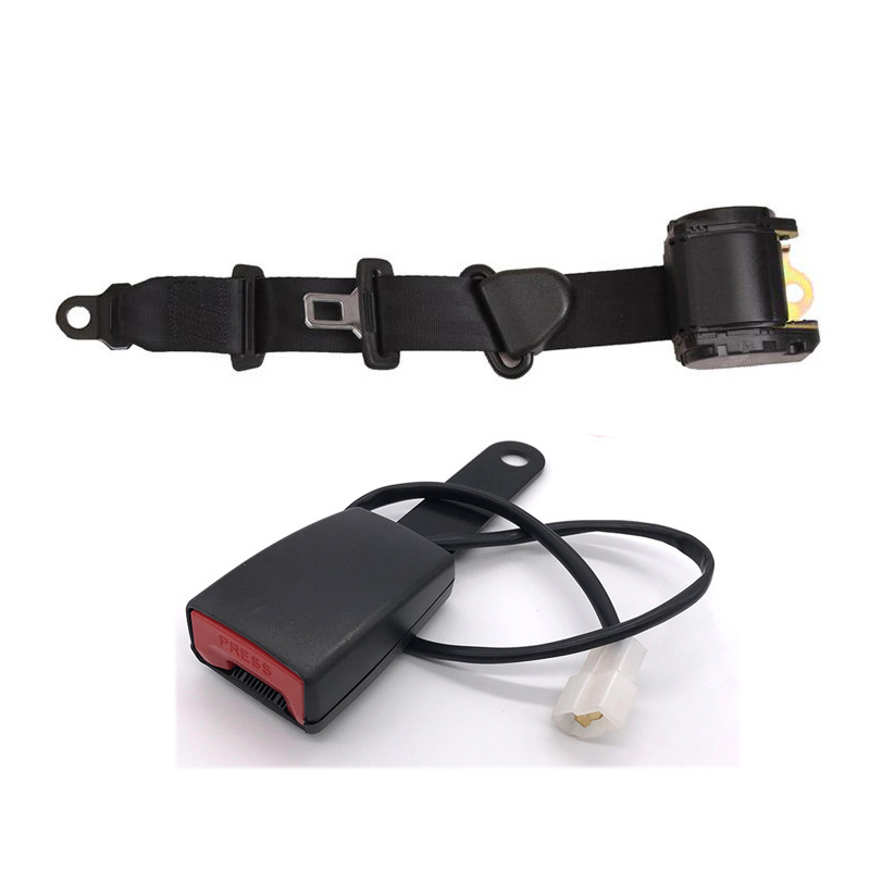 Retractable 3-Point, Qìchē Car seat belt - k3-galvanized-15cm-base-with-alarm-wire