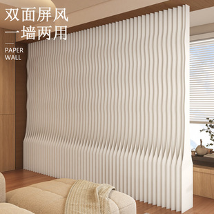 房屋隔断墙板屏风办公室玄关分隔挡板卧室分割折叠隔板墙简易自装-阿里巴巴