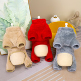 Одежда для домашних животных осень и зимняя собачья одежда новая домашняя одежда Двойная флисовая 24 модная марка на молнии четвероногой флисовой одежды