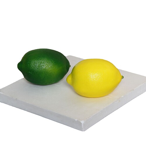 Factory direct sales simulation lemon model fake yellow lemon green artificial fruit photography props decoration