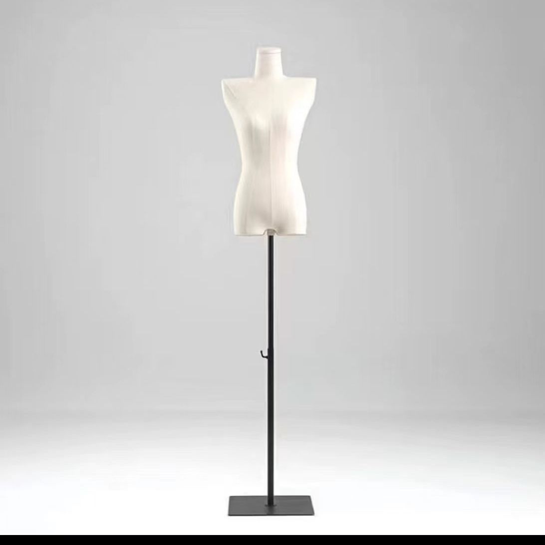 Modelo de busto femenino accesorios hombros planos estante de ropa de estilo coreano estante de ventana maniquí estante de exhibición de cuerpo humano