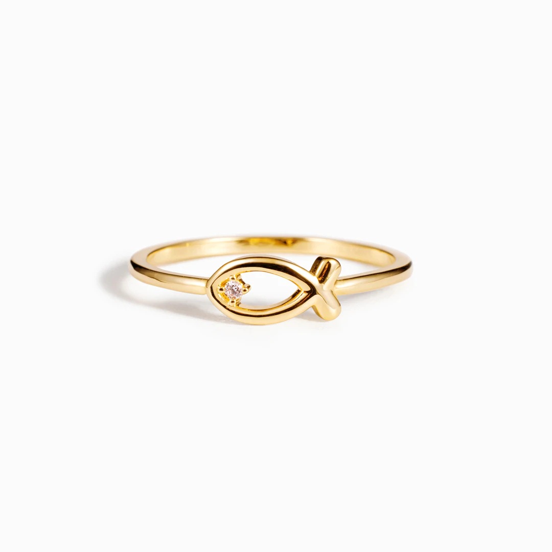 3g Weight Rings Classification 925 Sterling Silver Fish Rings 925 Sterling Silver Rings