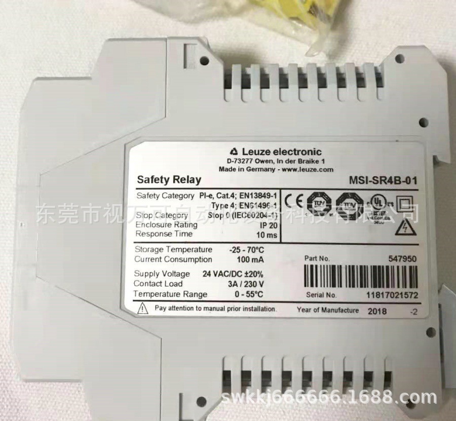MSI-SR4B-01供应德国LEUZE劳易测继电器全新原装正品现货优惠议价