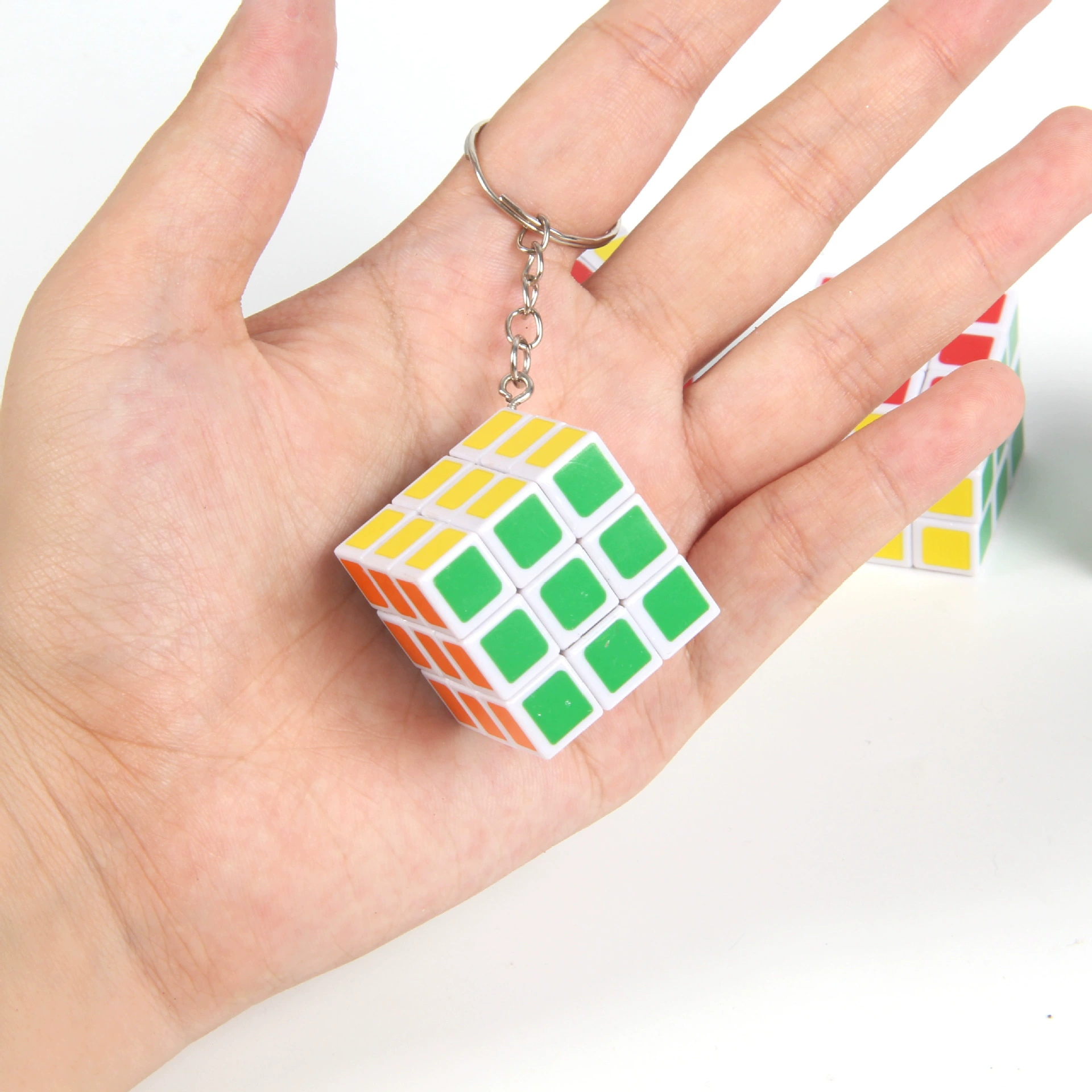 Small Rubik's cube, keychain, pendant, toy, third order, 3.5cm, anti-stress, wholesale