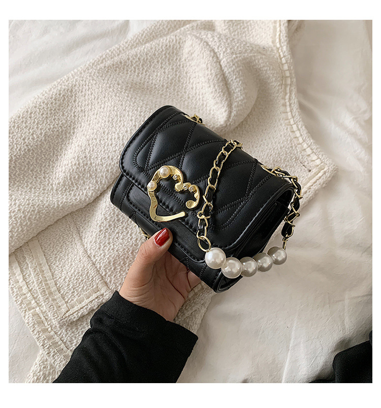 Wholesale Heart-shaped Buckle Messenger Shoulder Small Square Bag Nihaojewelry display picture 73