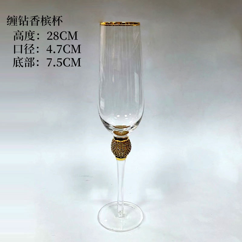 Copa de champán Golden Diamond