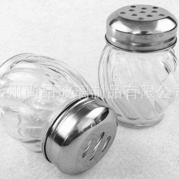 新款 厨房玻璃调味瓶 烧烤孜然粉调料瓶罐胡椒粉瓶 可配不锈钢盖