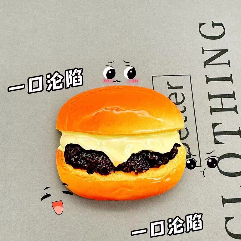 樹脂工芸冷蔵庫貼り立体創意磁気貼りシミュレーション食品パンメッセージ貼り鉄石|undefined