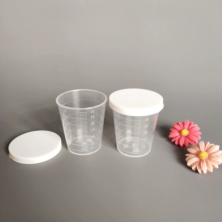 30 мл пластиковая мерная чашка с крышкой со шкалой мерная чашка 30 мл мерный цилиндр маленькая мерная чашка с крышкой мерная чашка