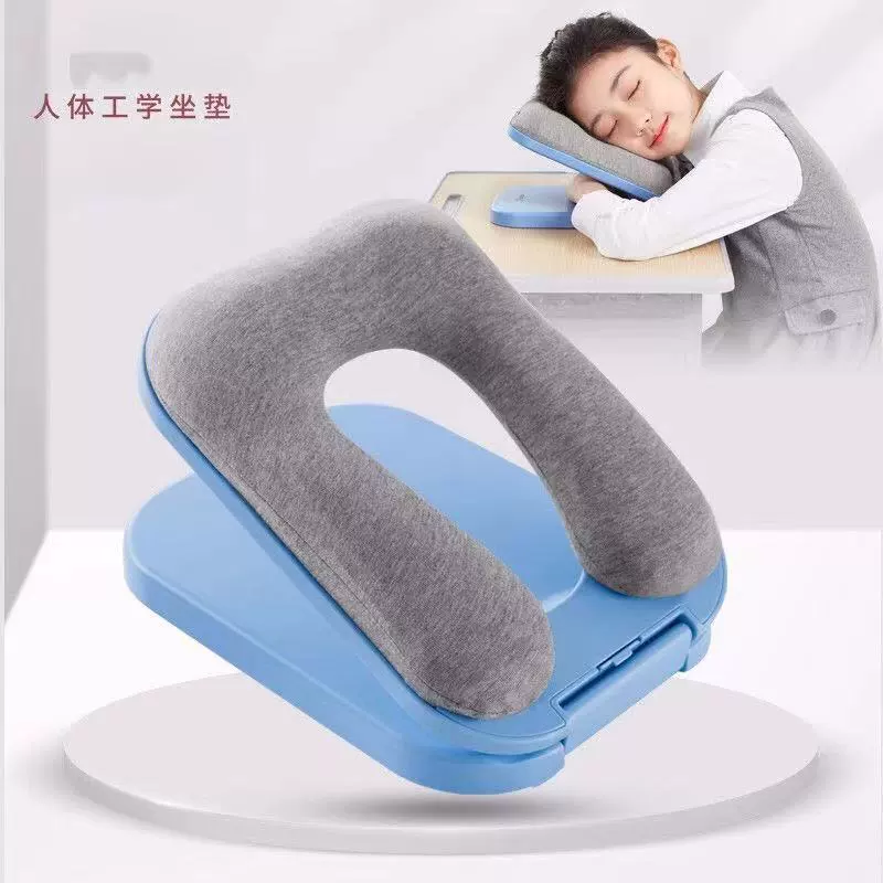 Children's handheld pillow for sleep for elementary school students at lunchtime